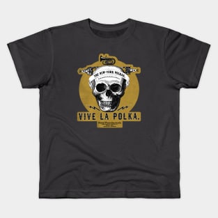 Vintage Polka Skull Kids T-Shirt